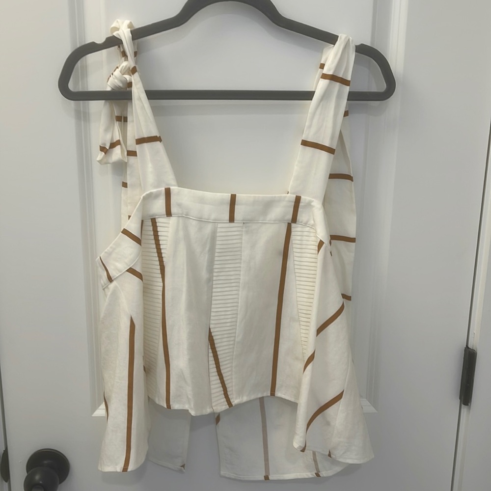 Shopbop Sancia Linen stripe top